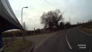 Yamaha XT660R on Lincolnshire country roads