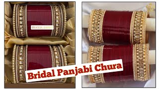 Panjabi Bridal Chura/Stylish Suhag Chura Design/AD Chura Design/Top Bridal Chura Marriagewear Set-21