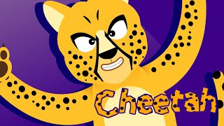 [Sing Along] Cheetah | Fast Animal Song | Nursery Rhymes & Kids Songs