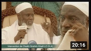 Intervention de Cheikh Ibrahim Khalil LO   Daara Abdoullahi Ibn Mas’oud 26eme Promotion