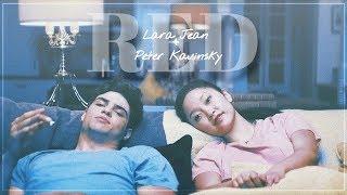 lara jean & peter kavinsky | loving her was red {tatbilb}