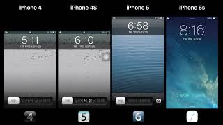 iOS design history (iOS 4 ~ iOS 7)