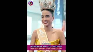 SPOTTED | MISS AURA INTERNATIONAL 2024 FIRST RUNNER UP ISABELLE DE LOS SANTOS HOMECOMING