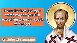 Sayings of Saint John Chrysostom