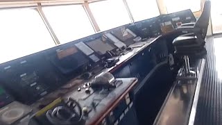 Bridge tour of my vessel #merchantnavy #ship #containerships #youtubeshorts #merchantship