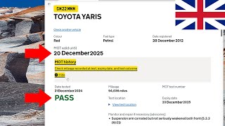 How To Check MOT History & Date