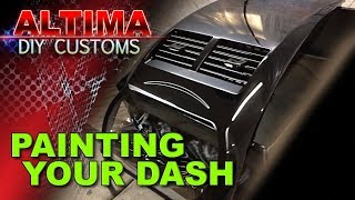 How to Paint your car dash - Part 1