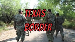 Texas National Guard Soldiers Raid an Migrant Stash House near Laredo, Texas