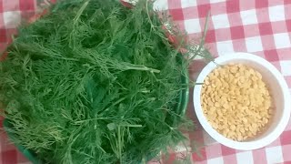 Suabhaji(dil leaves) aur toor(pigeon) daal से बनी पौस्टिक recipe #short #dilleaves #toordaal