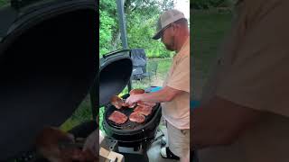 Old school bbq pork steaks