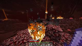 Minecraft Lets Play #6 Nether Igen&Slåss Mot En Ghast