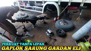 SARUNG GARDAN ATAU SLUMBUNG TRUK AKHIRNYA RETAK JUGA | restorasi tanpa turun