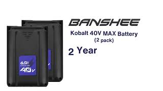 Maximize Your Tools' Power: Banshee x2 6000mAh Battery for Kobalt 40V - Unbox, Review