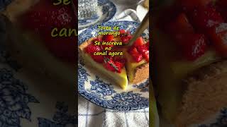 Torta de morango super fácil#shorts