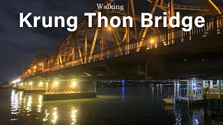 Walking Krung Thon Bridge Bangkok | June 2024