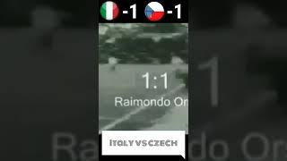 Italy vs czech FIFA World Cup final 1934