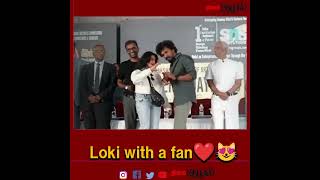 Loki with a fan❤️😻#LokeshKanagaraj