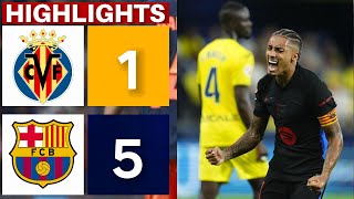 LIGA SPANYOL I VILLARREAL CF 1 - 5 FC BARCELONA | MATCH 6