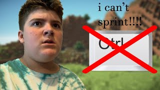 Minecraft But, We Can't Sprint