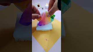 👻🌈DIY Ghost Lights, Halloween Idea, Rainbow Painting Idea Easy #craft #art #diy #halloween #painting