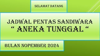 🔴 Sandiwara Aneke Tunggal - Bulan Nopember 2024 - Kumpulan Jadwal hari ini - LIVE STREAMING KJPS