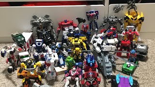 Transforming all of my Transformers! (Stop Motion Edition)