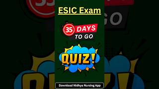 ESIC Exam Special || 35 days to go || special MCQ's for ESIC and RRB # #nidhya