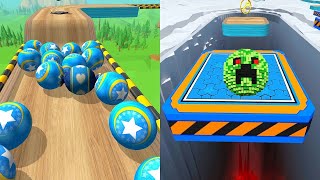 Going Balls - All Levels Gameplay Android, iOS #73 ( Level 341 - 350 )