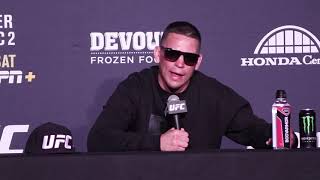 UFC 241 Post Fight Press Conference Nate Diaz