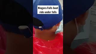 Niagara Falls boat ride under falls #niagaracruise #underfalls #niagarafalls #boat ride