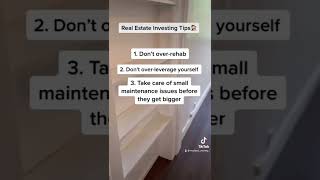 Real Estate Investing Tips 🏘