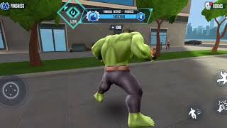 SPIDER MAN game for MOBILE, Spider Fighter 3 - UNLOCK HULK Gameplay