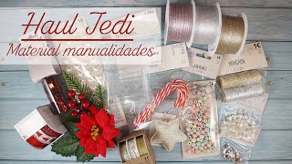 Super mega haul Tedi: material manualidades y decoración "Parte 2"(diciembre 2020)