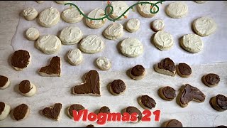 VLOGMAS 2020 🎅🏼||Ziua 21||Noua rutină de make-up💄 facem biscuiți cu unt si glazură de ciocolată🍪