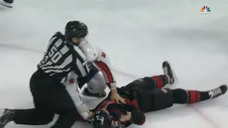 Alex Ovechkin Dirty fight against Andrei Svechnikov! Capitals vs Hurricanes game 3