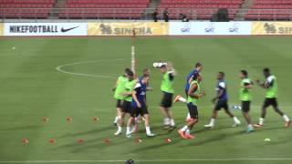 Manchester United Training In Bangkok