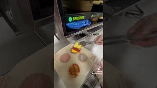 How to make a Bacon, Egg, & Cheese McGriddle at McDonald’s? 🍳 #shorts