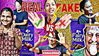 Real VS fake food challenge gone wrong 😆 | DV 410