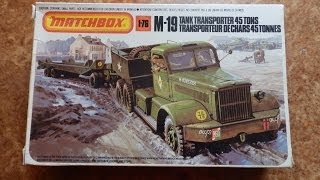 Aaron Newlands Matchbox CB Entry 2 - 1/76 M-19 Diamond T Tank Transporter