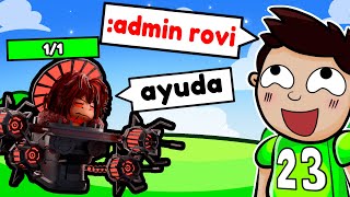 ¡Modo ABYSMAL con COMANDOS de ADMIN! (Toilet Tower Defense)