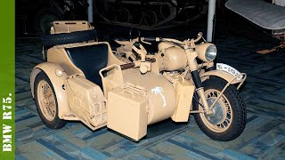 BMW R75 with Anhänger JF8 - motorcycle and sidecar - HD