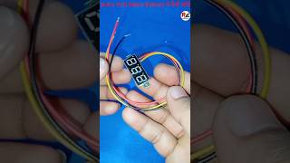 3 Wire Digital volt metre के Wire Bettery मे कैसे Connect करे #shorts