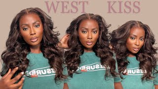 MUST TRY THIS CHOCOLATE BROWN WIG! | PRE PLUCKED & PRE CURLED | BEGINNER FRIENDLY | WEST KISS HAIR