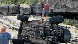 Jeep Rolls on Waterfall Disney Oklahoma