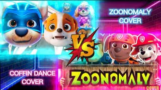 PAW PATRUL 🌱 COFFIN DANCE (COVER) 🆚️ ZOONOMALY  (COVER) BATLLE #zoonomaly #coffindance #cover