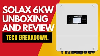 Solax 6Kw Hybrid Solar Inverter Price Unboxing & Review #solax