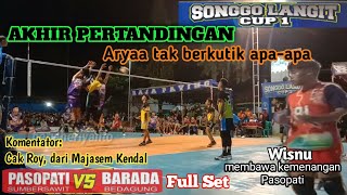 WISNU AKHIRNYA BAWA KEMENANGAN ATAS PASOPATI || SONGGOLANGIT CUP