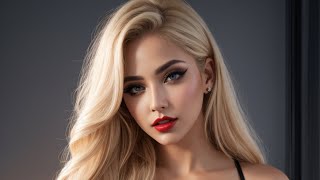 Sweet dreams with attractive AI model | AI Art Lookbook | AI Beauty and Art