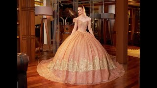 Glitter Off Shoulder Quinceañera Dress. Ragazza EV25-625