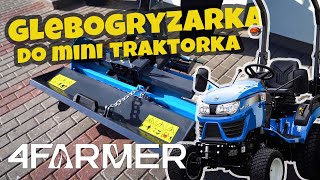 Glebogryzarka z przesuwem bocznym do mini ciągnika :: TLSK 105 4FARMER :: Traktor.com.pl